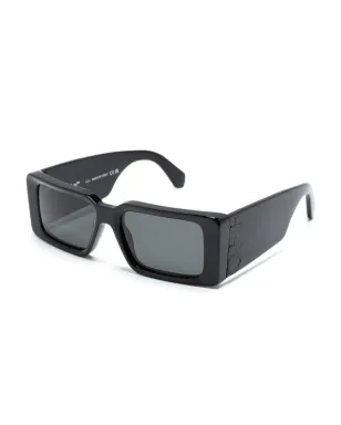Off-White Eyewear ロゴ入り矩形フレーム サングラス - サムネイル2
