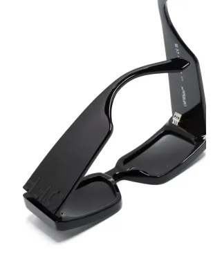 Off-White Eyewear ロゴ入り矩形フレーム サングラス - サムネイル3