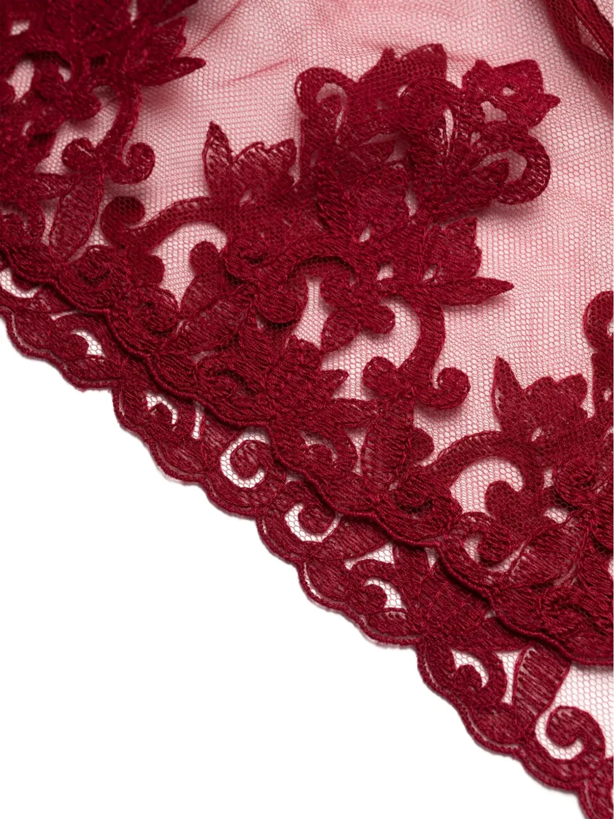 Fleur Of England ジゼル花柄刺繍ホルターネックボディ - 画像3
