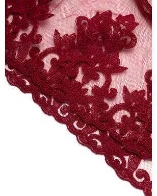 Fleur Of England ジゼル花柄刺繍ホルターネックボディ - サムネイル3
