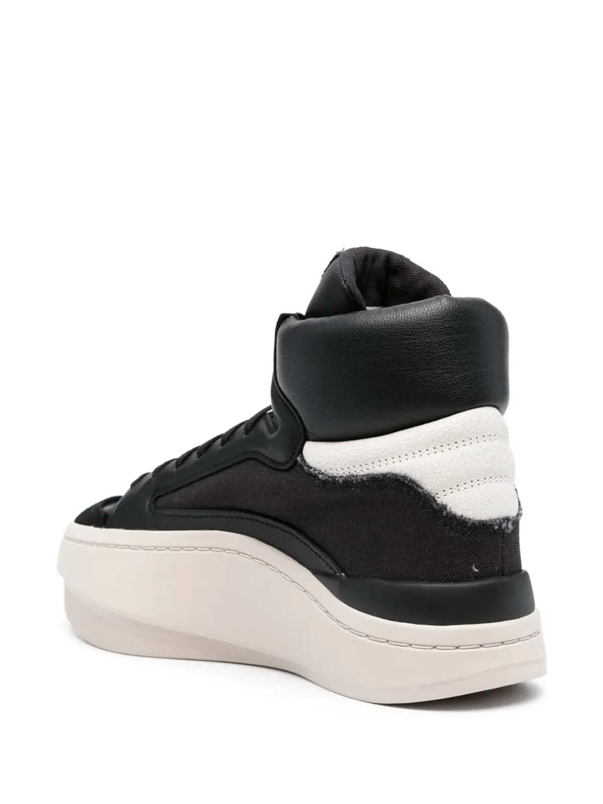 Y-3 センテニアル パネルド レザー スニーカー - 画像3
