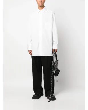 Yohji Yamamoto 長袖コットンシャツ - White - サムネイル2