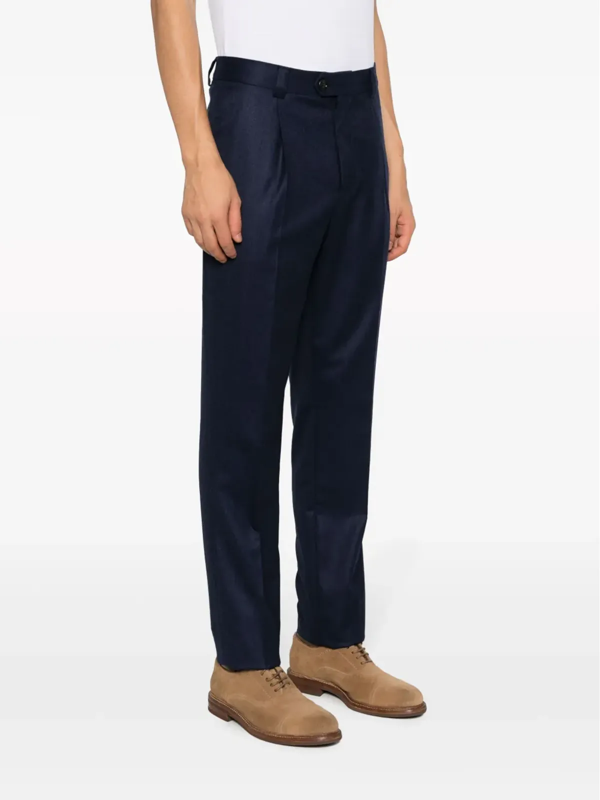 Brunello Cucinelli スリムカット チノパンツ ブルー - 画像3