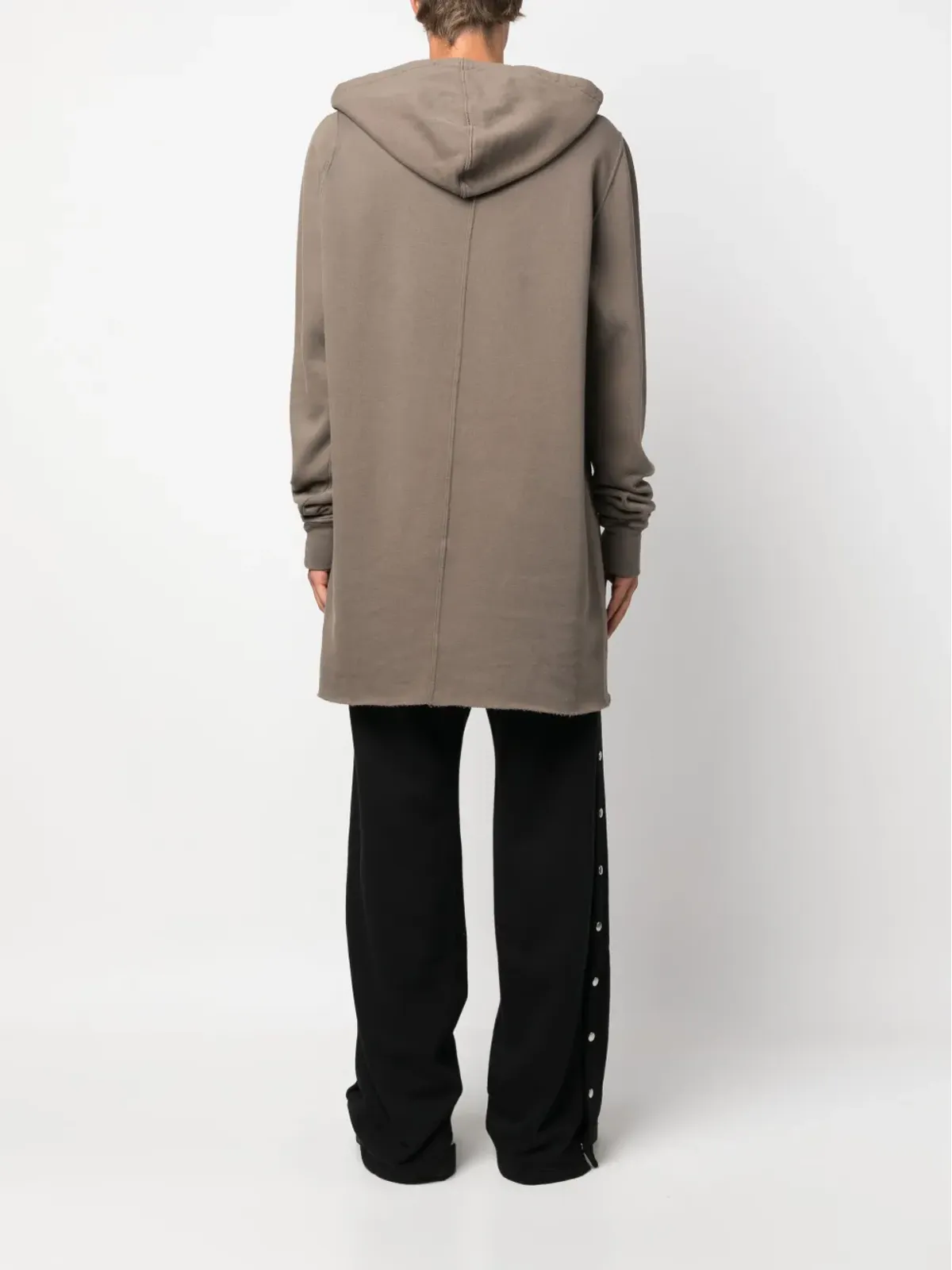 Rick Owens DRKSHDW カットアウト・ドローコード付きフーディ - 画像4
