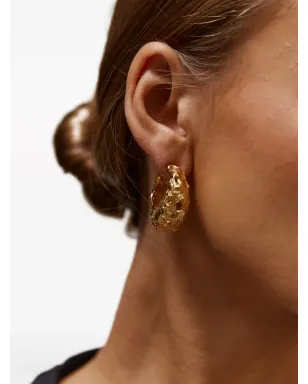 Paola Sighinolfi Galia cut-out hoop earrings - Gold - サムネイル5