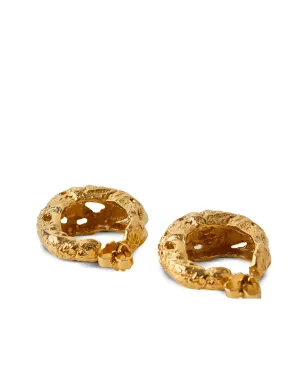 Paola Sighinolfi Galia cut-out hoop earrings - Gold - サムネイル3
