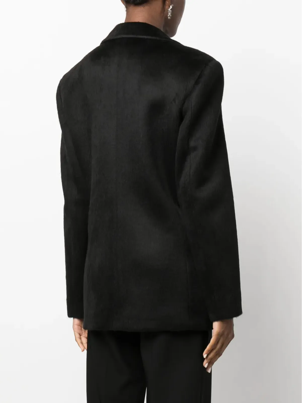 MSGM シングルブレスト ピークドラペル ブレザー - 画像4