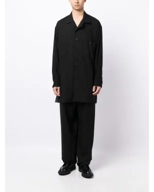 Yohji Yamamoto ノッチドカラー ボタンアップシャツ - サムネイル2