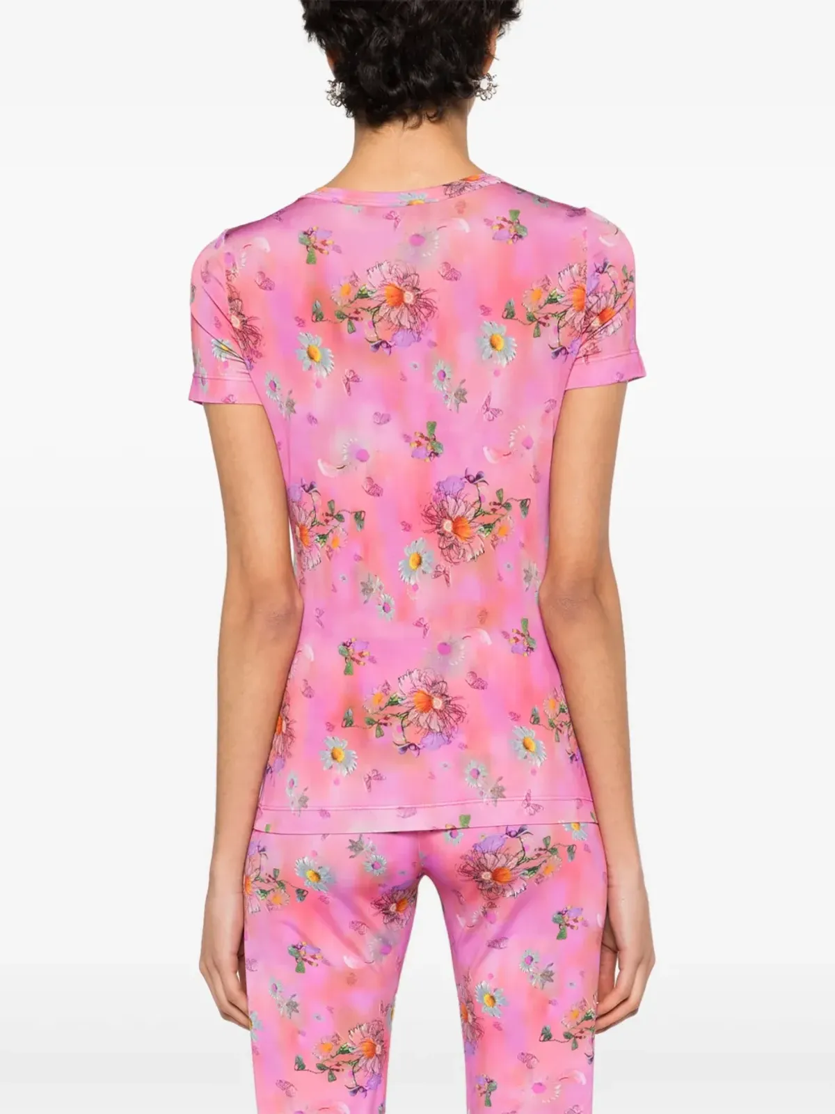 Maccapani ザ・スキンピー花柄プリントTシャツ - 画像4