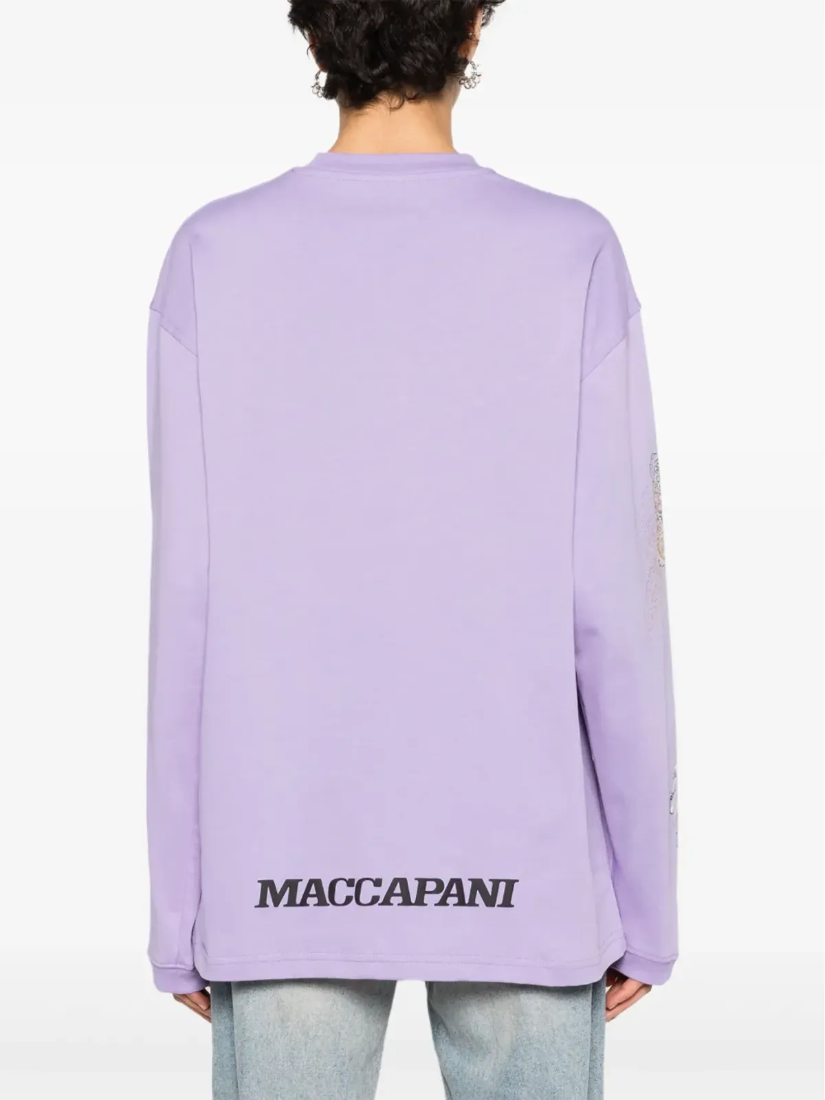 Maccapani Moto floral-print T-shirt - 画像4