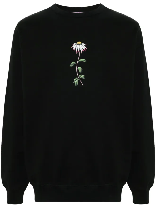 Maccapani Maccapani 花柄プリントスウェットシャツ（ブラック）の商品画像