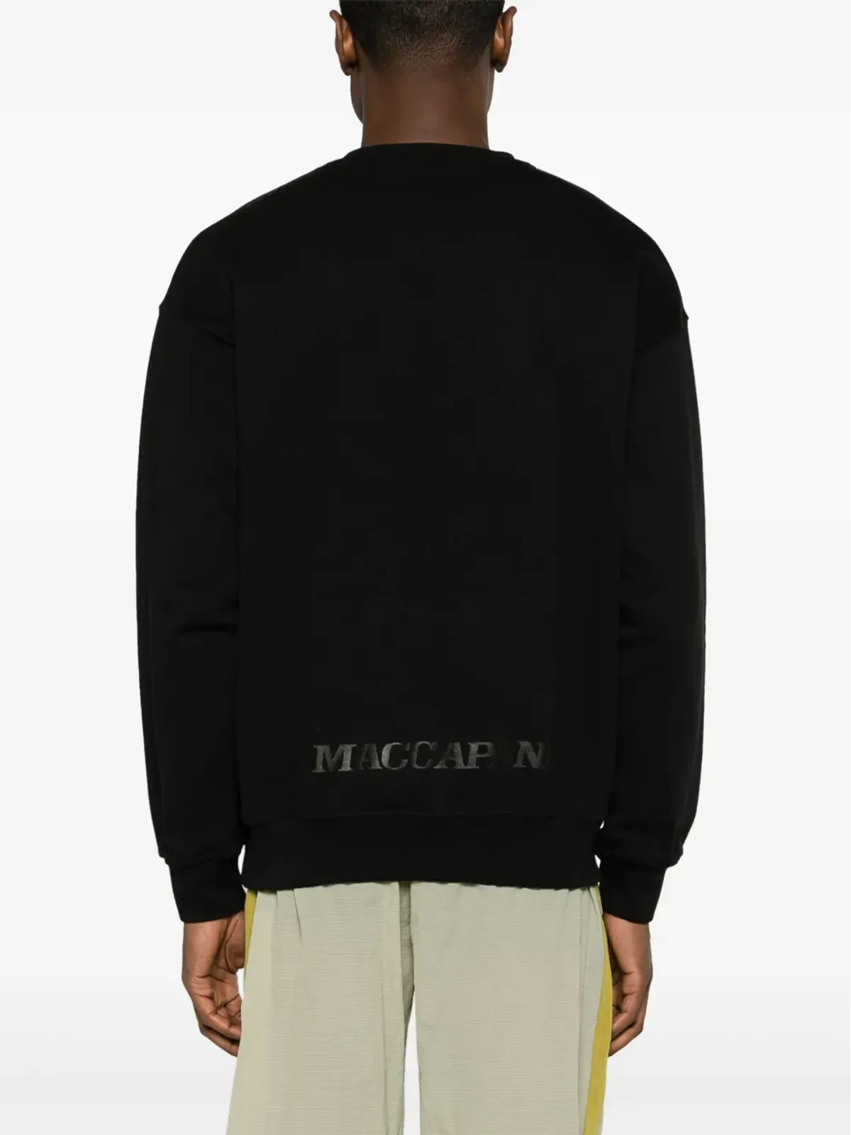 Maccapani 花柄プリントスウェットシャツ（ブラック） - 画像5