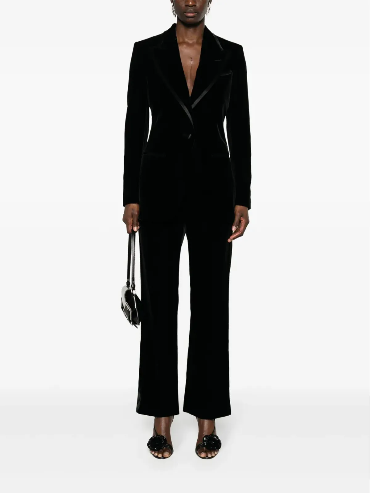 TOM FORD シングルブレストベルベットブレザー - 画像2