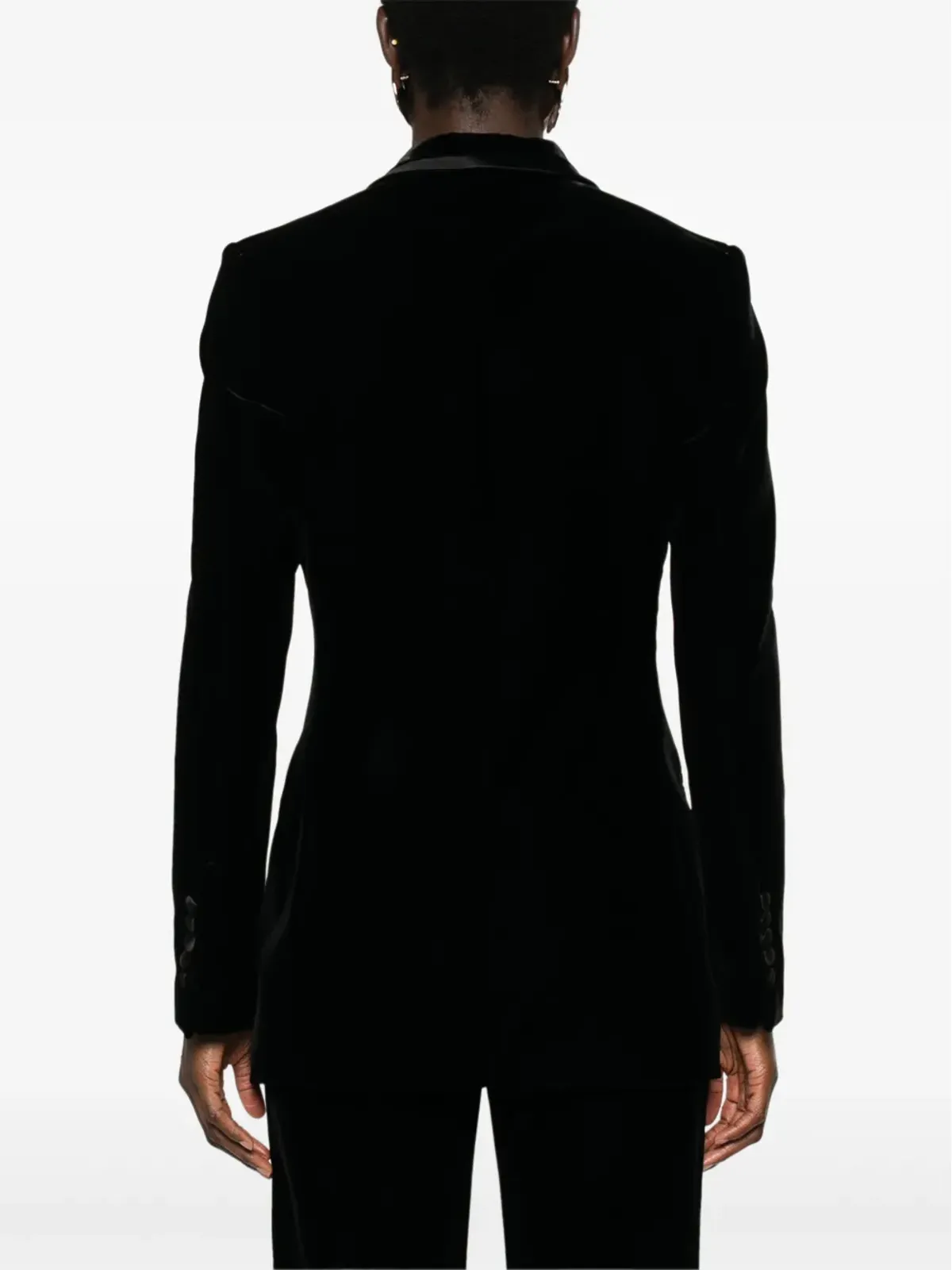 TOM FORD シングルブレストベルベットブレザー - 画像4