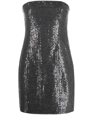 ROTATE BIRGER CHRISTENSEN スパンコール付きストラップレスミニドレス - サムネイル1
