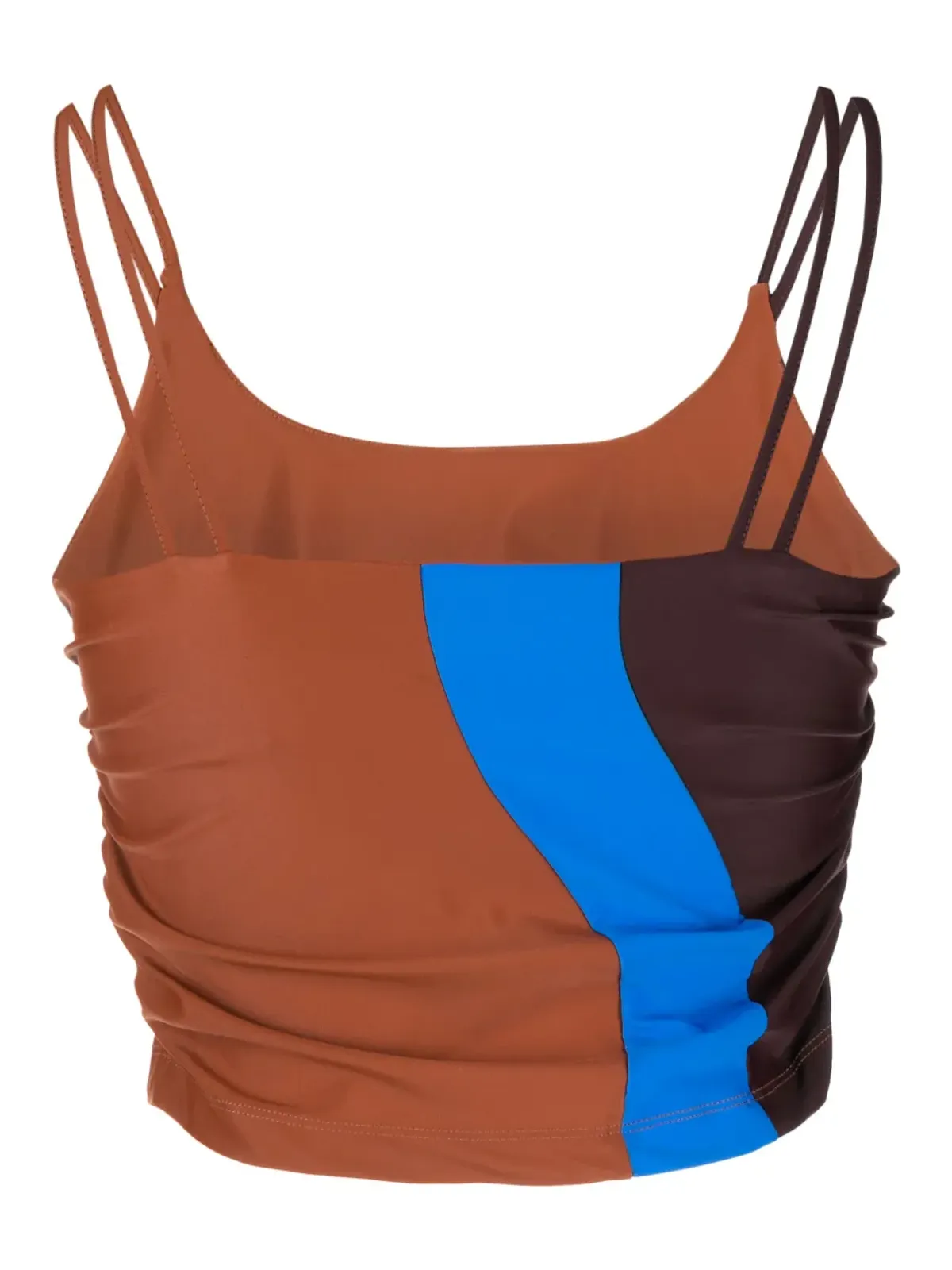Ahluwalia Elshadai gathered-detail cropped top - 画像2