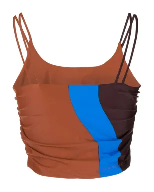Ahluwalia Elshadai gathered-detail cropped top - サムネイル2