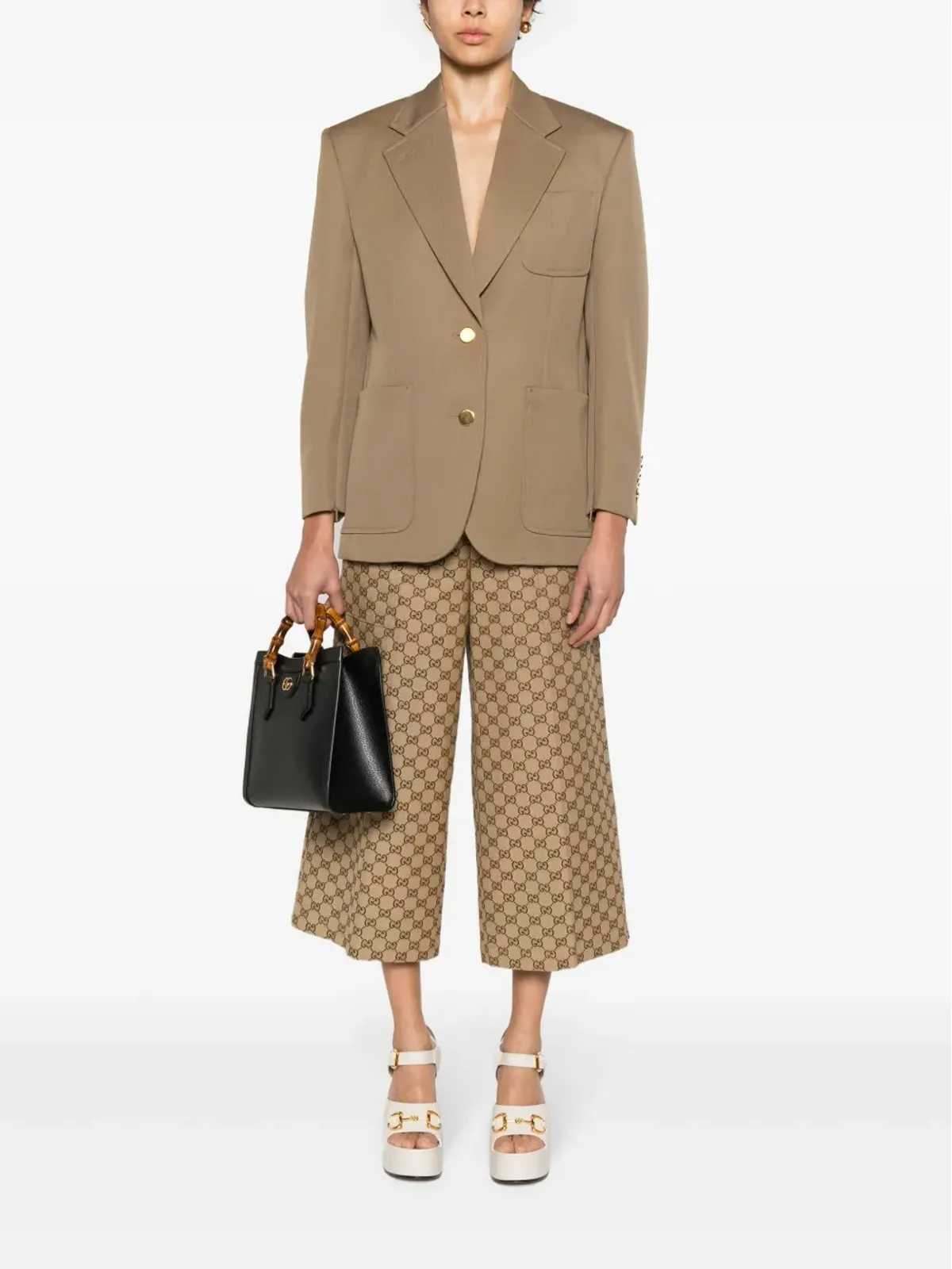 Gucci ホースビットディテール シングルブレストブレザー - 画像2