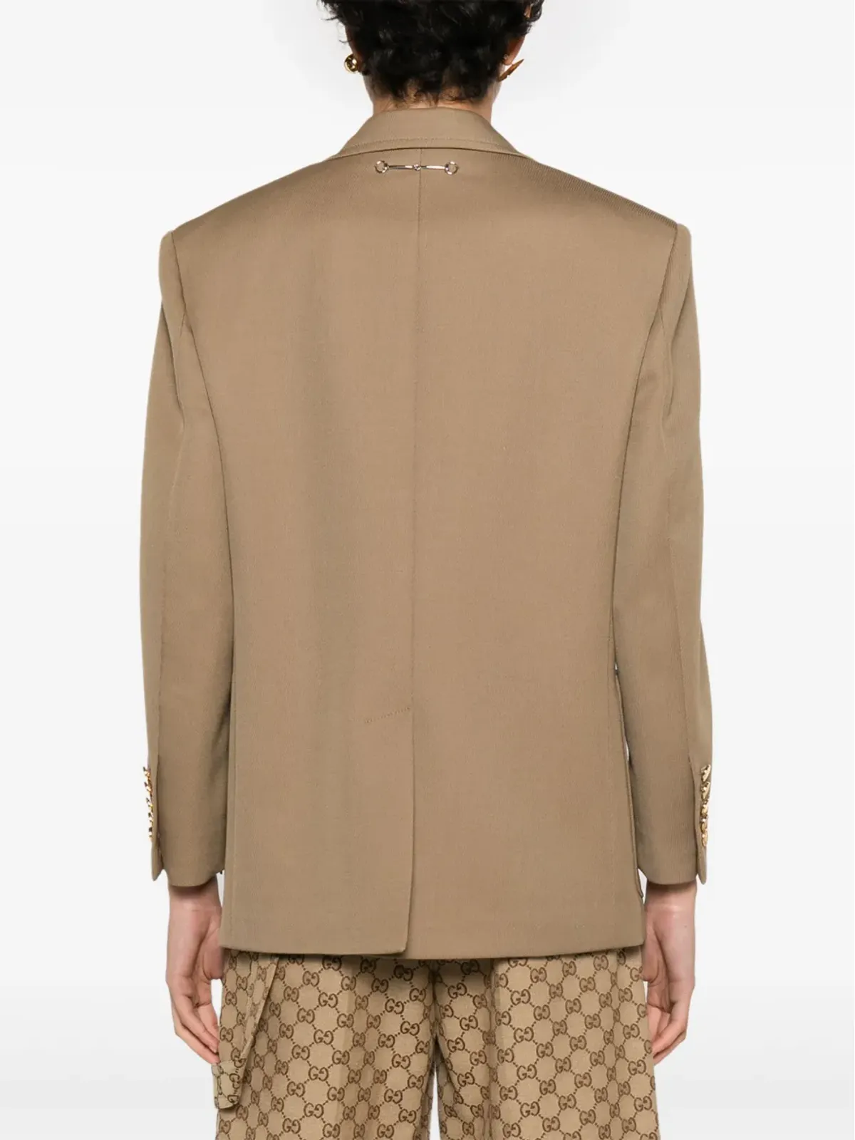 Gucci ホースビットディテール シングルブレストブレザー - 画像4