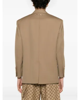 Gucci ホースビットディテール シングルブレストブレザー - サムネイル4