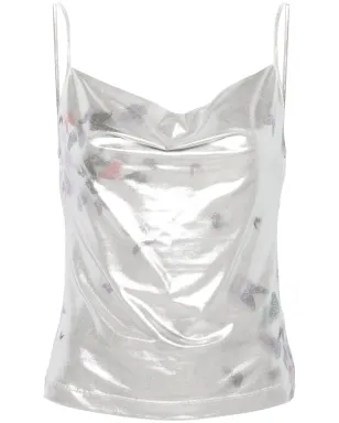 Maccapani Ita ラミネーテッド タンクトップ - Silver - サムネイル1