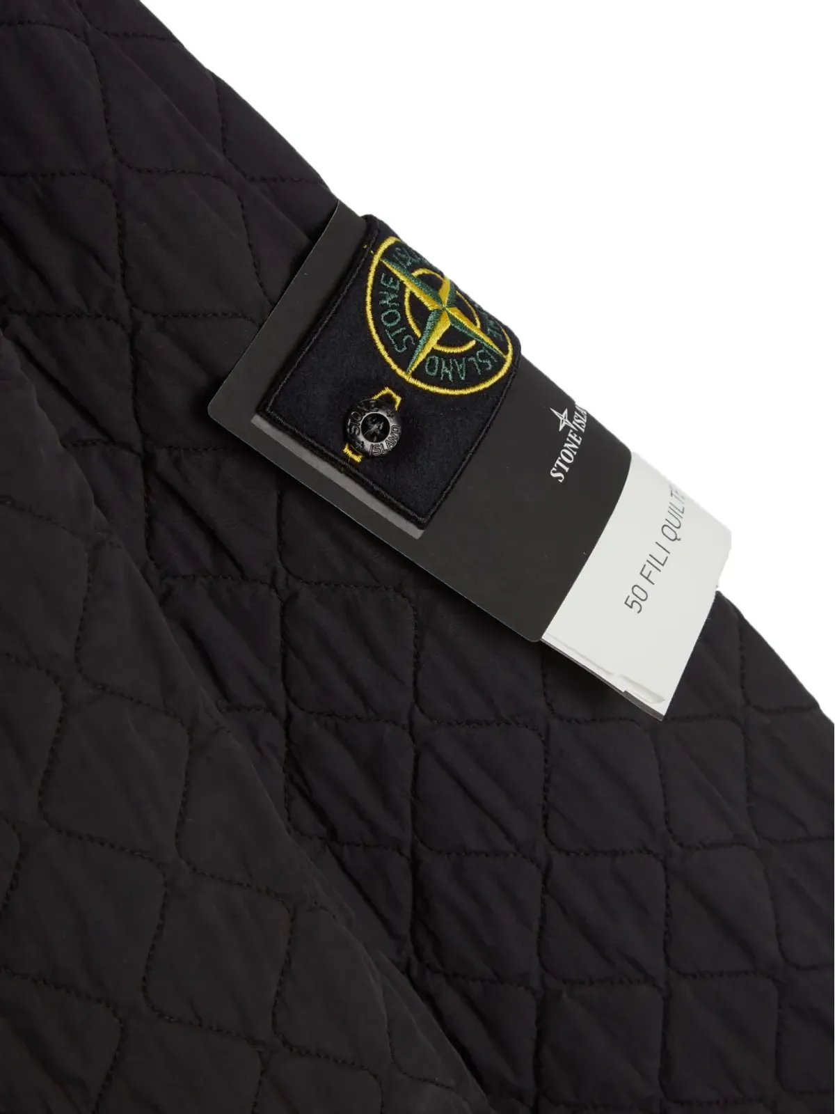 Stone Island キルテッド プレススタッド ボンバージャケット - 画像4