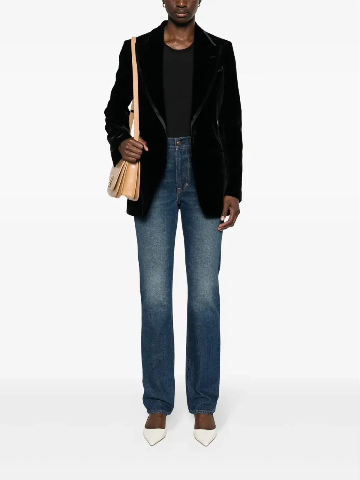 TOM FORD ミッドライズ ストレートジーンズ - 画像2