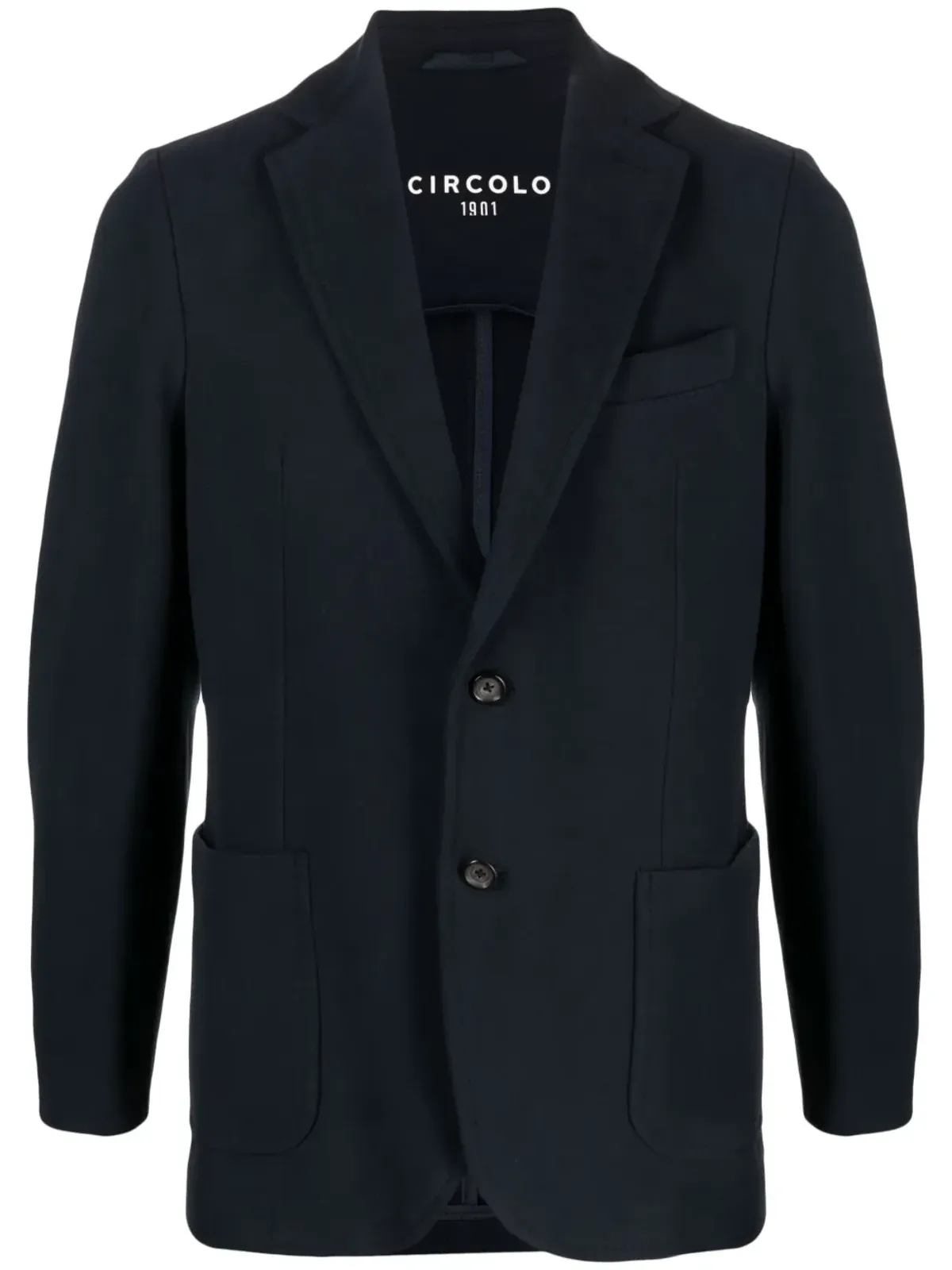 Circolo 1901 ノッチドラペル・シングルブレストブレザー - 画像1
