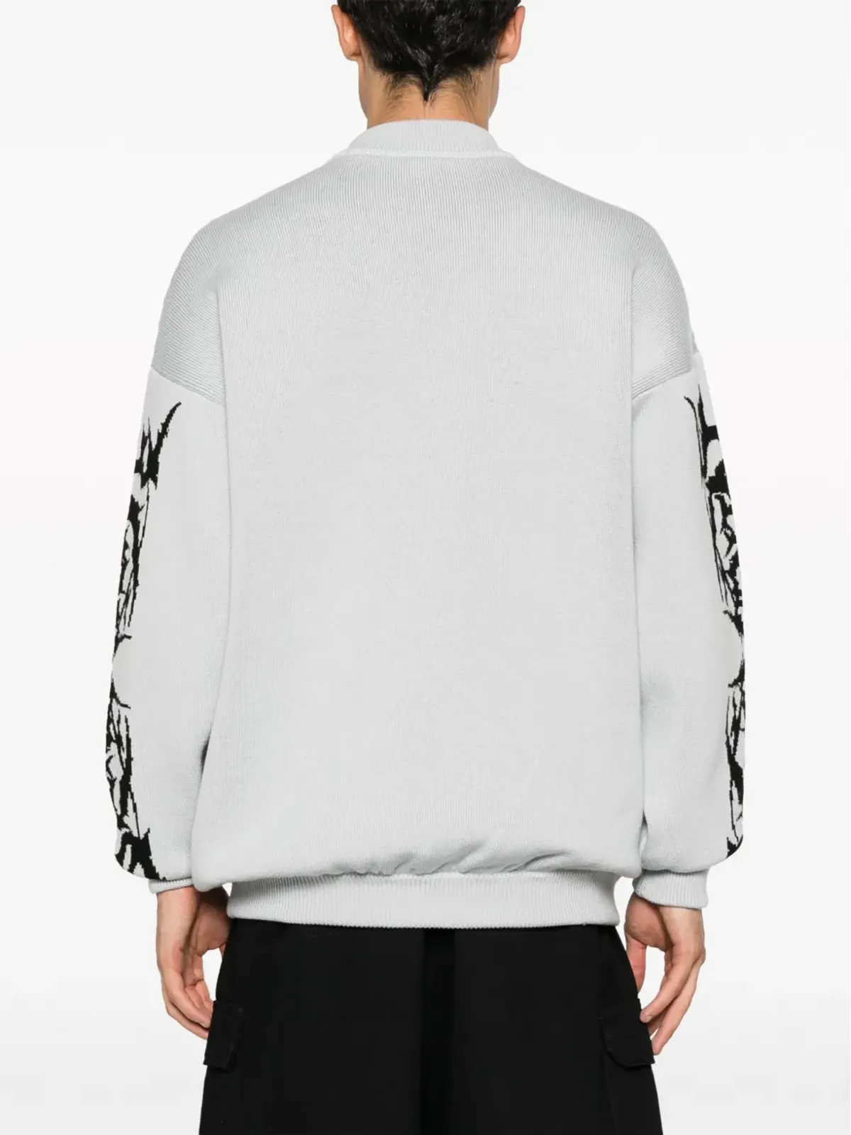 VETEMENTS ロゴプリント メリノウール ジャンパー - 画像5