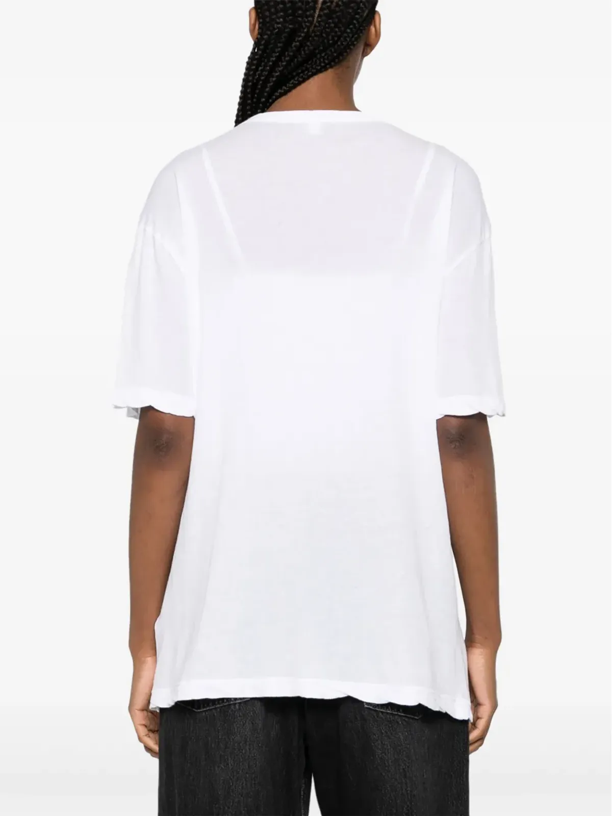 James Perse スカラップエッジ コットン Tシャツ - 画像4