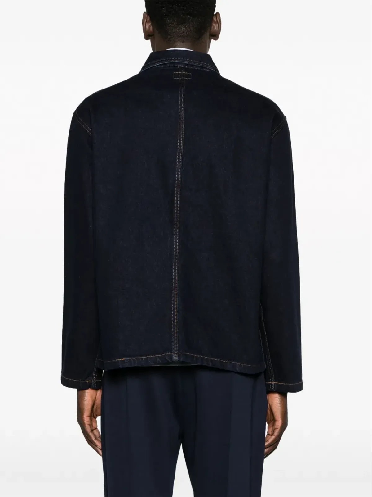 Levi's コントラストステッチ ジップアップ デニムジャケット - 画像4