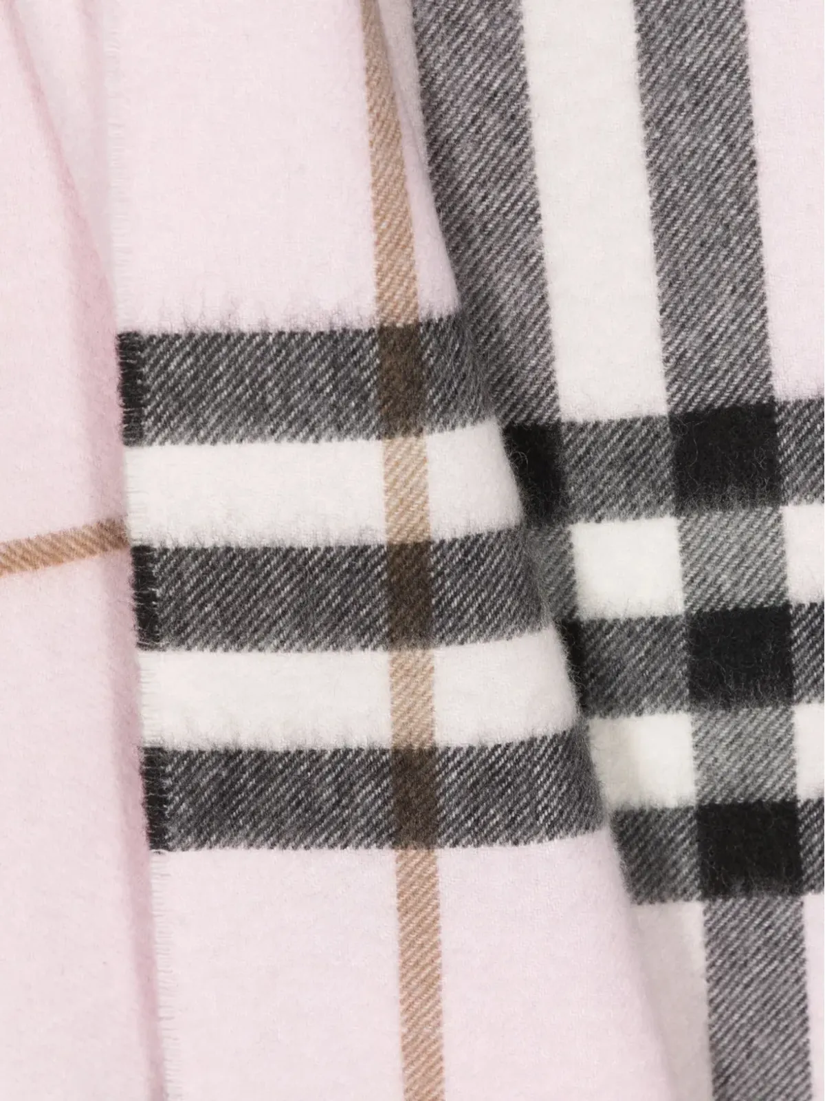 Burberry チェック柄カシミヤスカーフ - 画像2