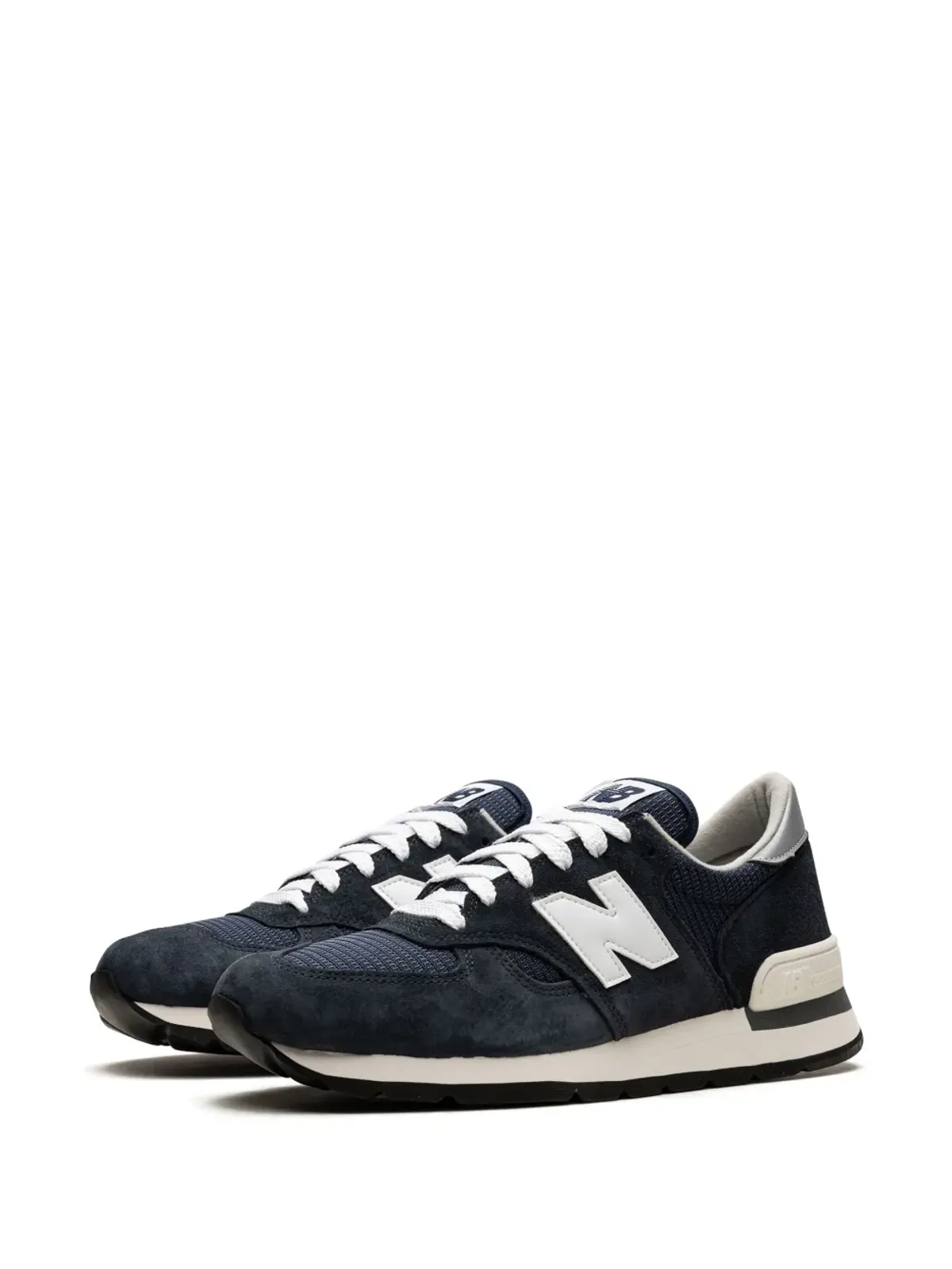 New Balance 990 v1 ネイビー/ホワイト スニーカー - 画像5