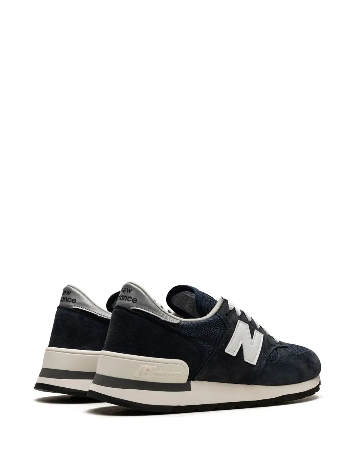 New Balance 990 v1 ネイビー/ホワイト スニーカー - 画像4