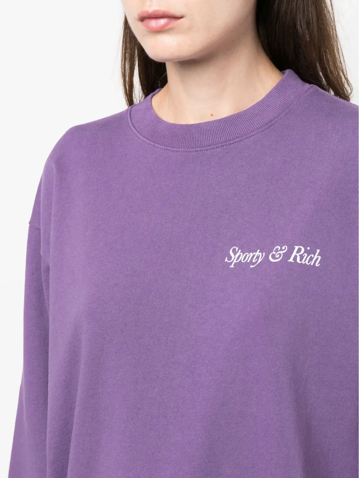 Sporty & Rich ロゴプリント コットン スウェットシャツ - 画像5