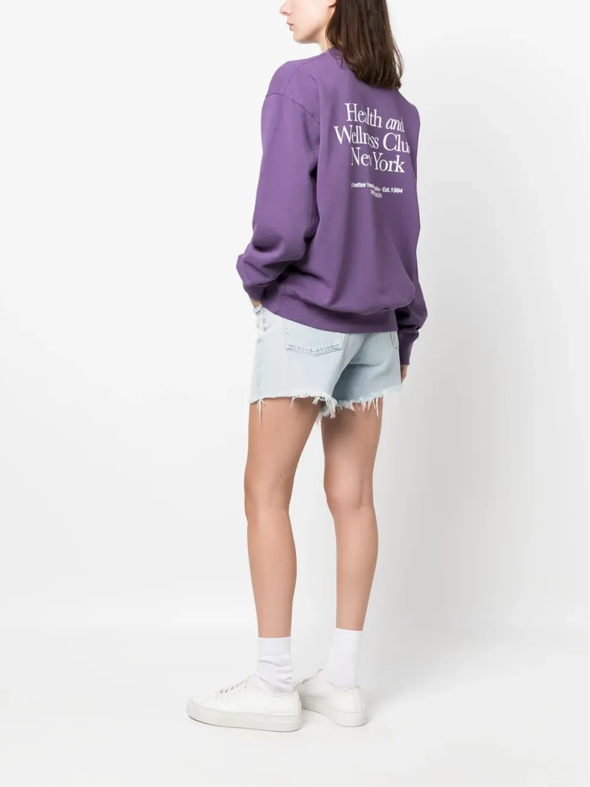 Sporty & Rich ロゴプリント コットン スウェットシャツ - 画像2