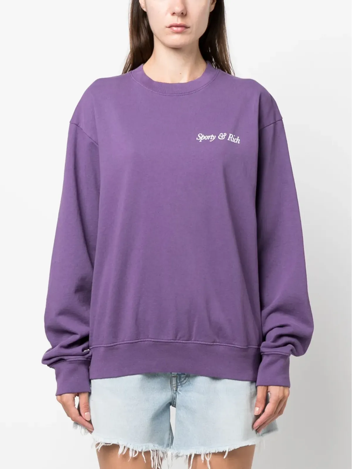 Sporty & Rich ロゴプリント コットン スウェットシャツ - 画像3
