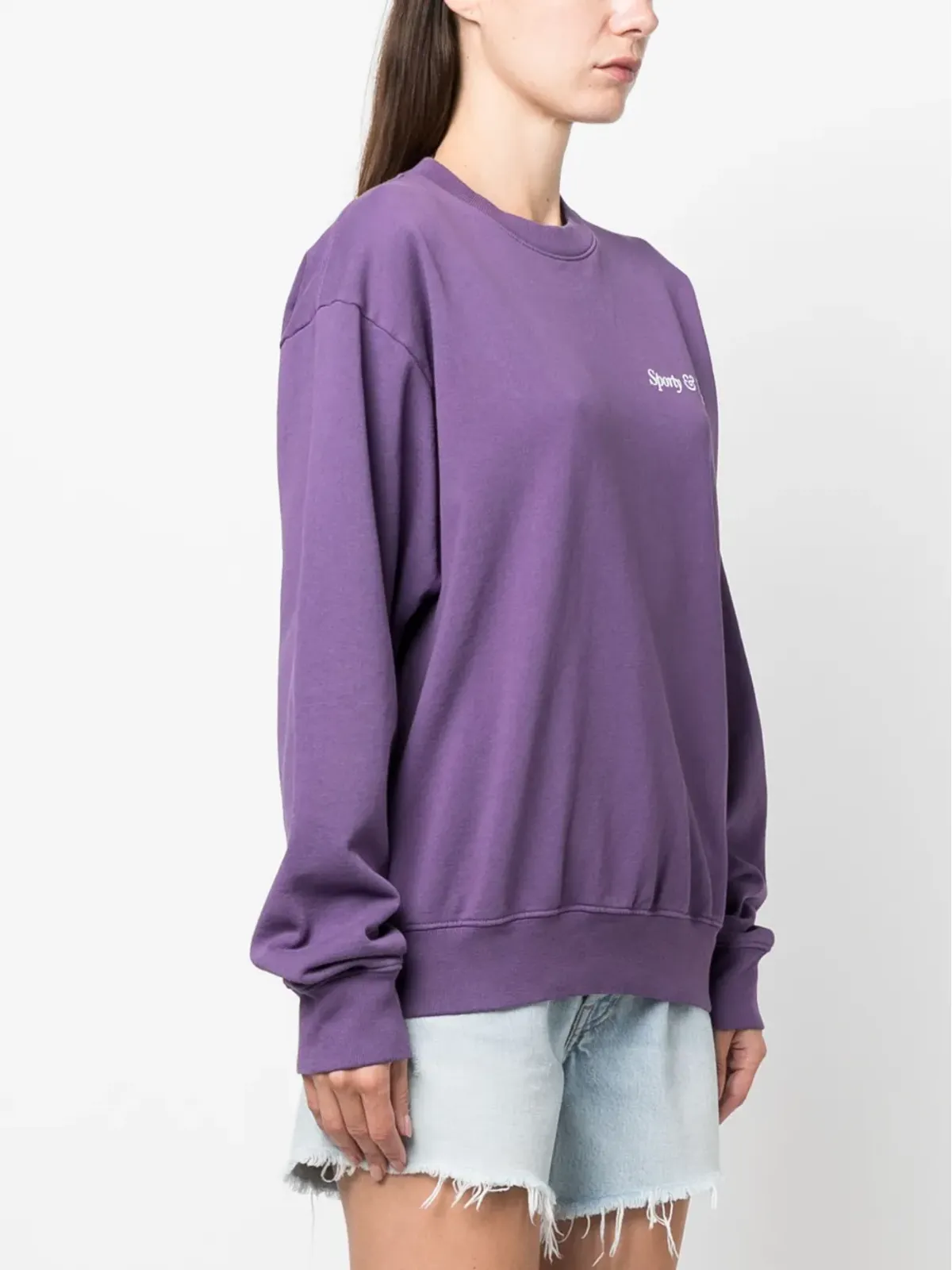 Sporty & Rich ロゴプリント コットン スウェットシャツ - 画像4