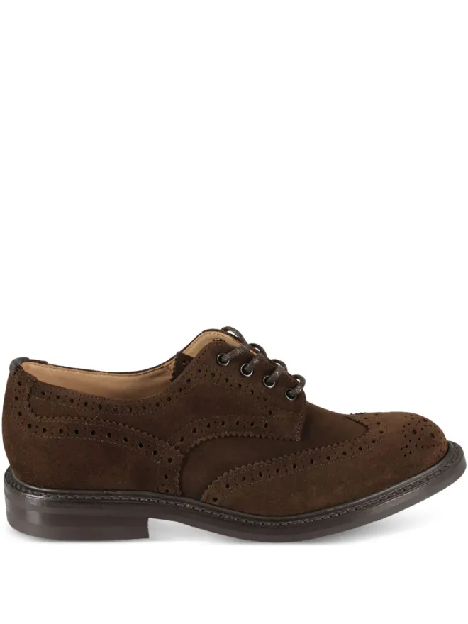 Tricker's Tricker's パーフォレーテッドスエード ダービーシューズの商品画像