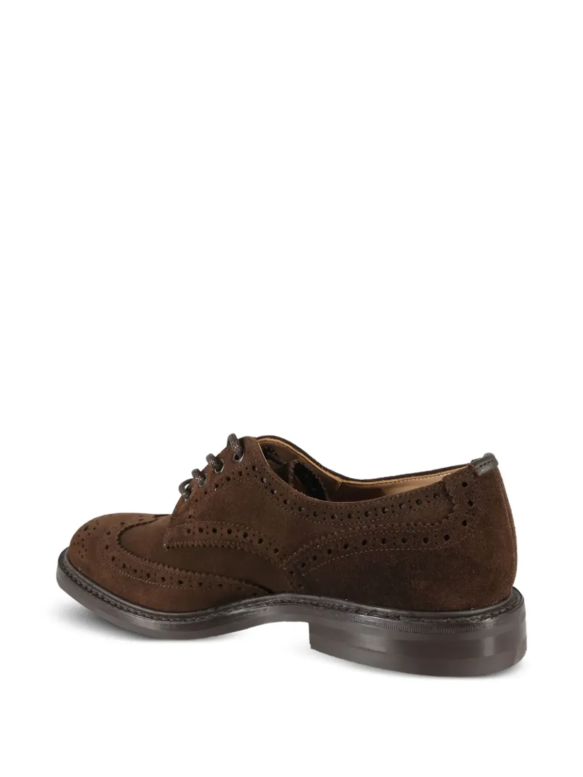Tricker's パーフォレーテッドスエード ダービーシューズ - 画像3