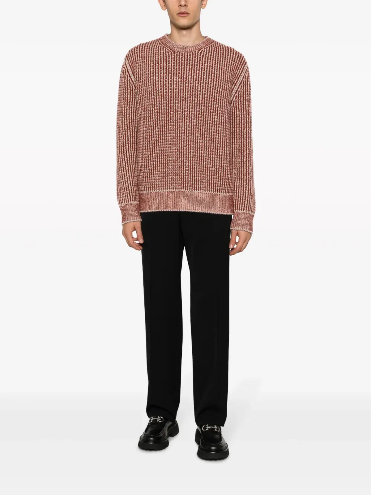 Zegna ジャカード編みカシミヤ ジャンパー - 画像2