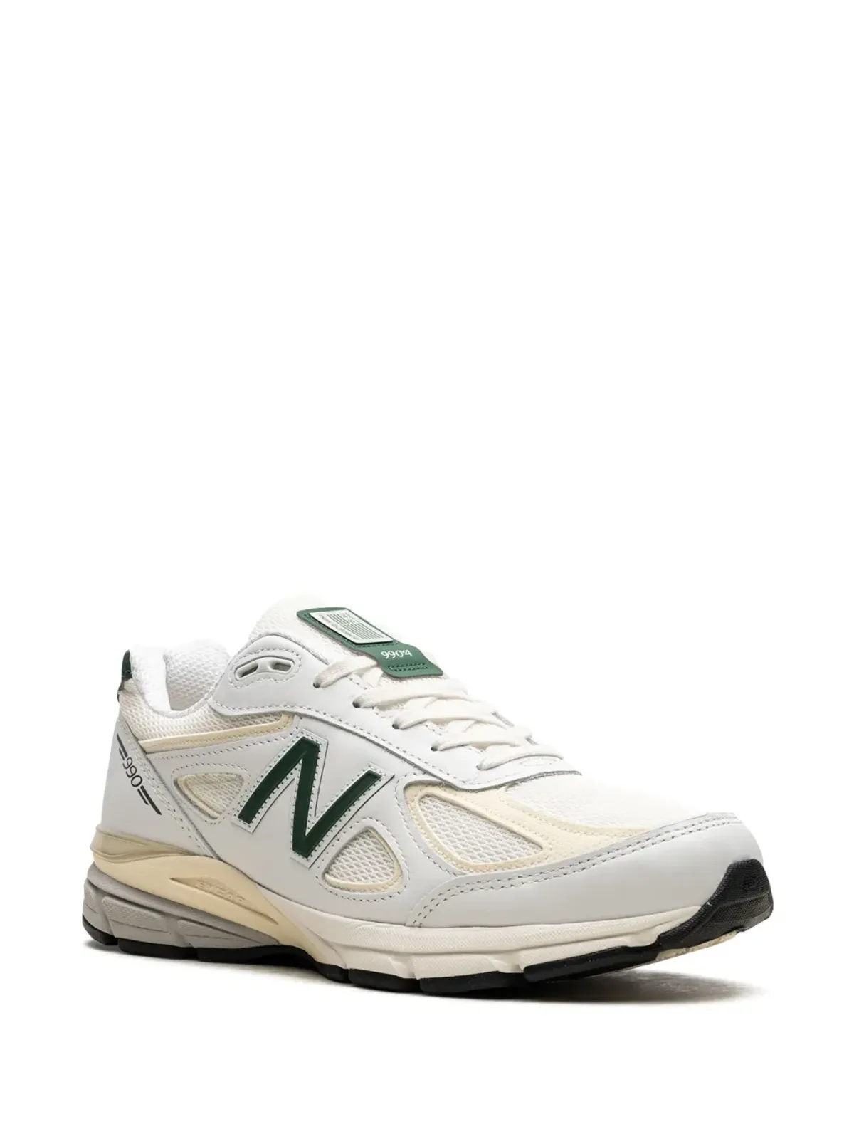 New Balance x Teddy Santis 990V4 Made In USA ホワイト×グリーン スニーカー - 画像2