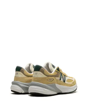 New Balance 990 ペールイエロー/フォレストグリーン スニーカー - サムネイル3