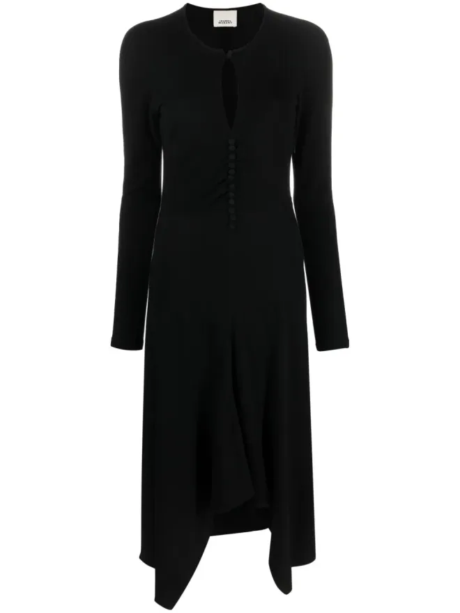 Isabel Marant ISABEL MARANT ドリヤ ミディドレス ブラックの商品画像