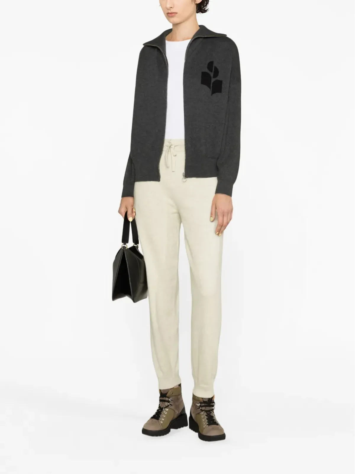 MARANT ÉTOILE キラ ドローストリング付きニットパンツ - 画像2