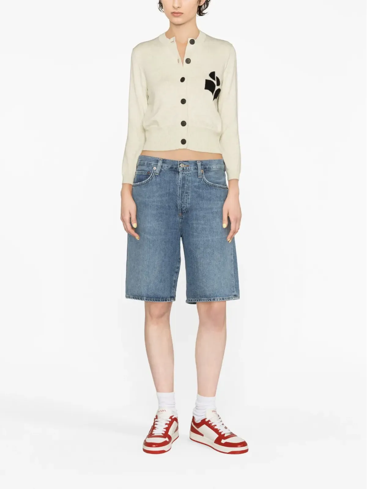 MARANT ÉTOILE ニュートン コットンブレンド カーディガン - 画像2