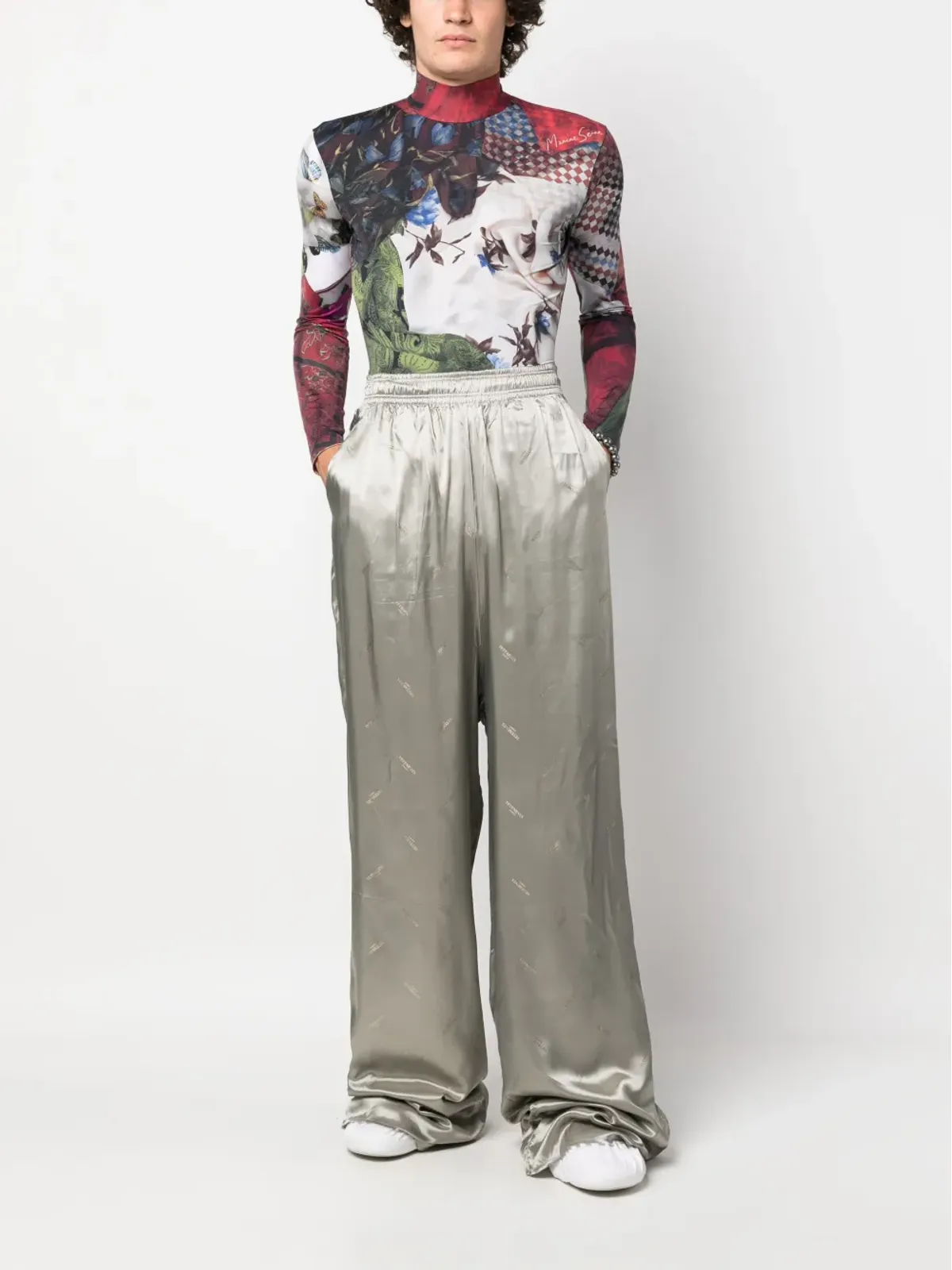 VETEMENTS グラデーション ワイドレッグパンツ - 画像2
