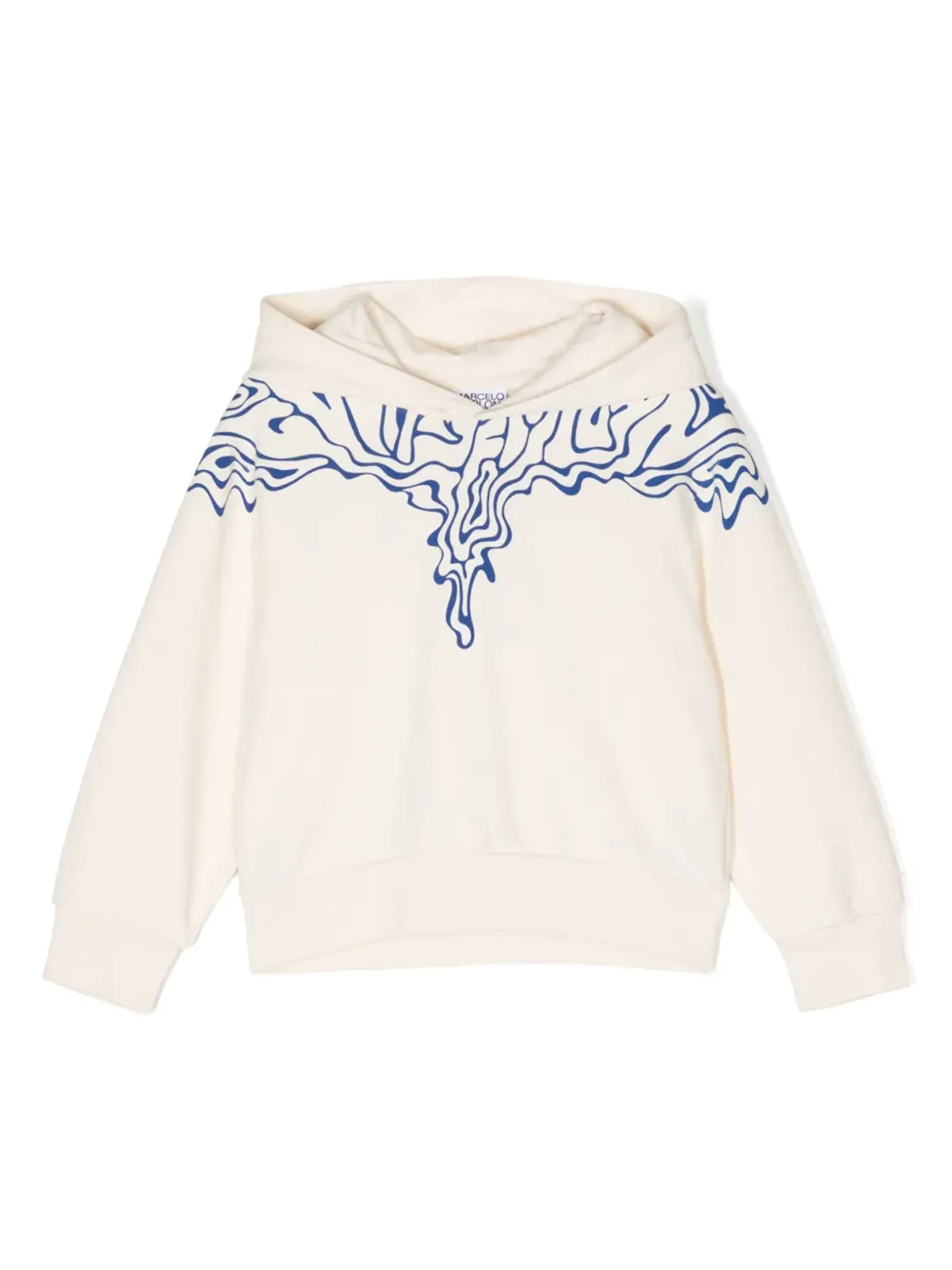 COUNTY OF MILAN KIDS Fluid Wings コットン フーディー - 画像1
