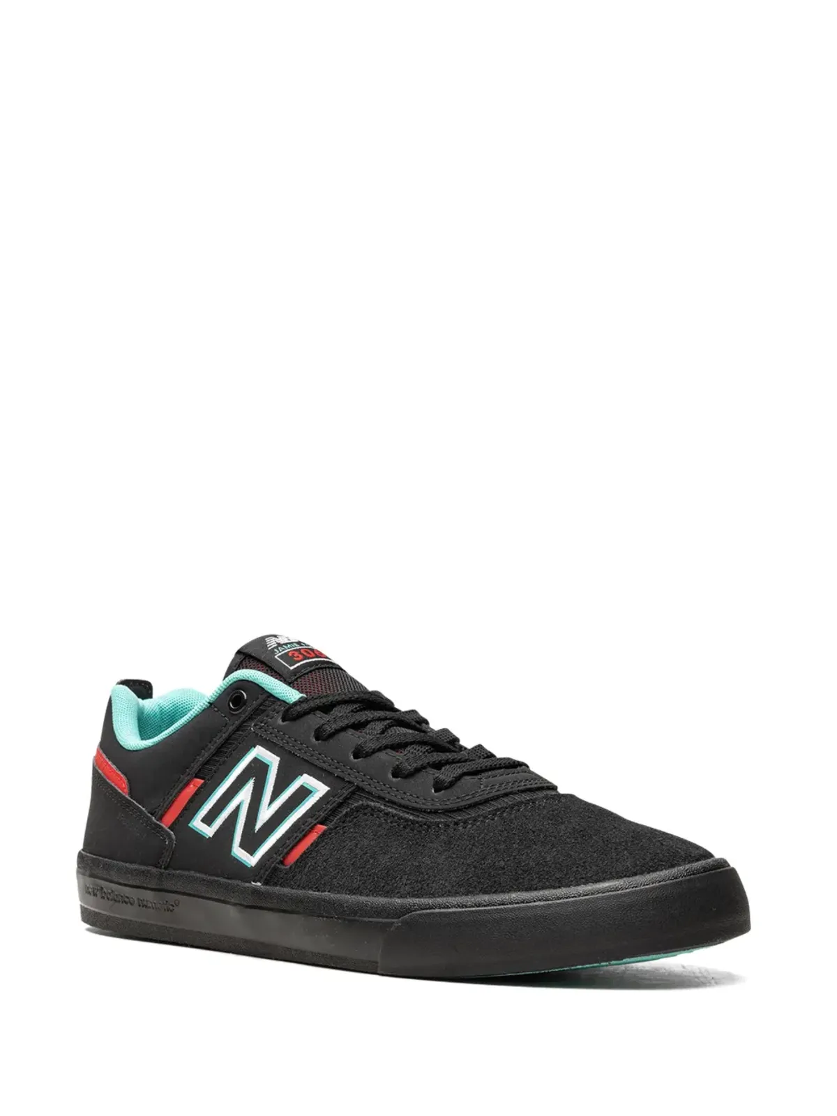 New Balance Numeric 306 ブラック/エレクトリックレッド スニーカー - 画像2