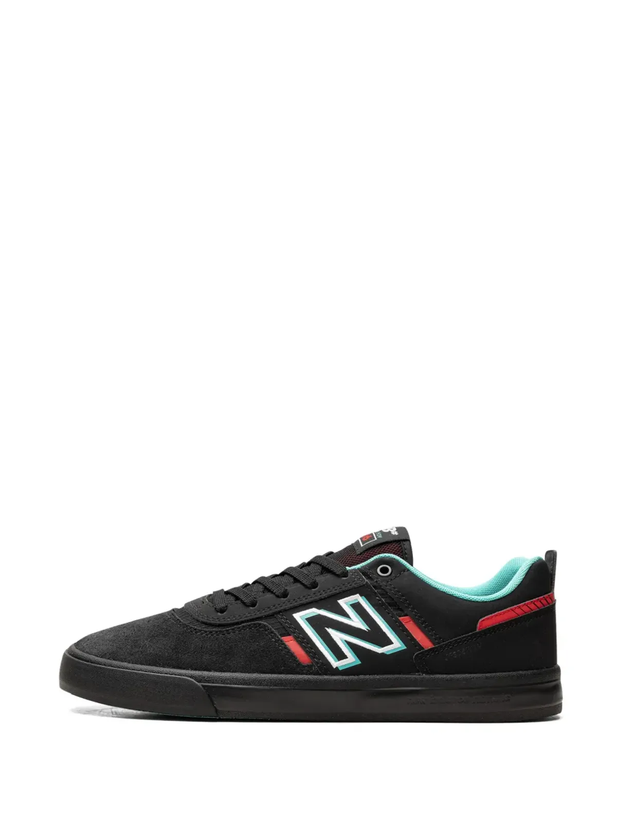 New Balance Numeric 306 ブラック/エレクトリックレッド スニーカー - 画像4
